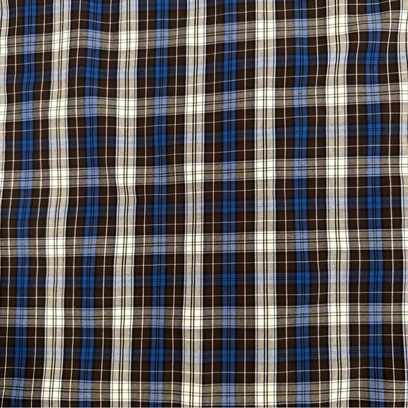 Wrangler Mens Shirt Size Medium Blue Plaid Pearl Snap Button Up Relaxed Western - Picture 13 of 14